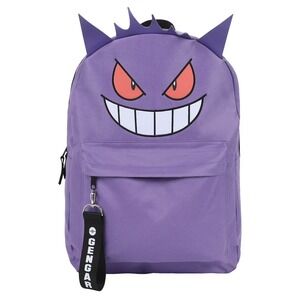 Pokemon GENGAR Bioworld School Bag Backpack NEW Chunky Webbing Strap